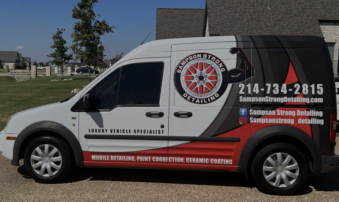 Sampson Strong Detailing service van